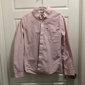 Abercrombie and Fitch sz Sm men’s pink button down LS